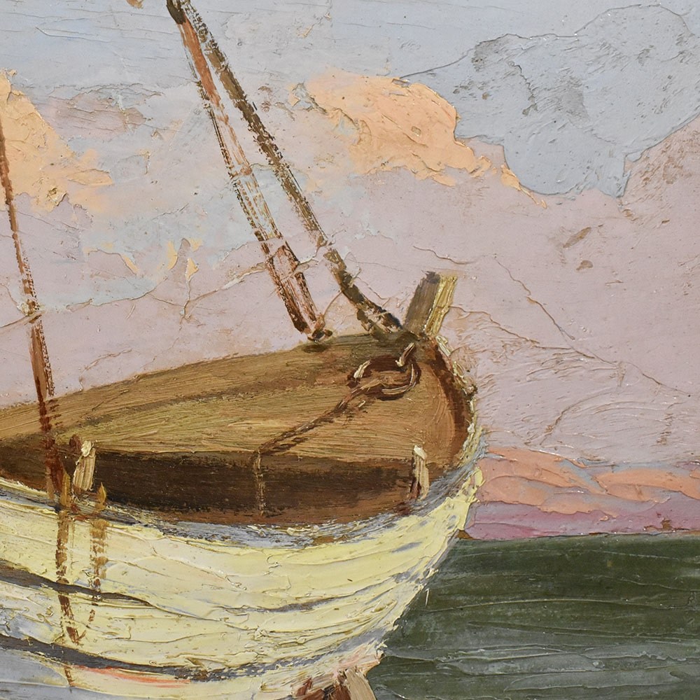 QM520 1 antique painting art deco marine seascape oil painting.jpg